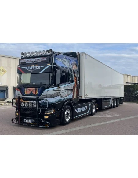 1/50 Nicolas Villard SCANIA R HIGHLINE CR20H 4X2 REEFER TRAILER - 3 AXLE WSI 01-5292 WSI MODELS