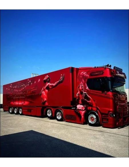 1/50 Sarantos Scania NGS Highline 6x2 con semirimorchio frigo TEKNO 90152 TEKNO