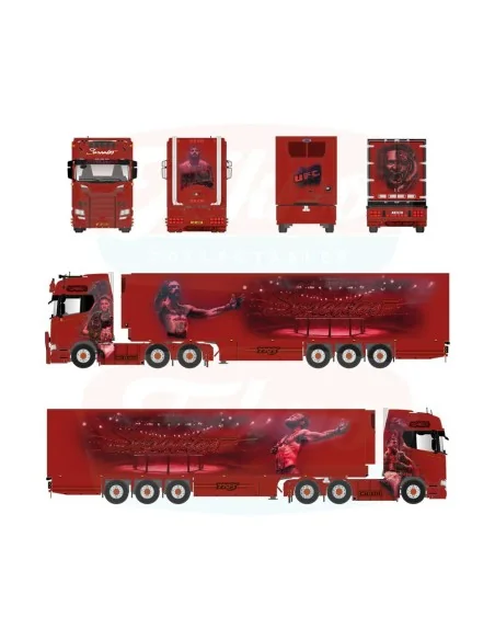 1/50 Sarantos Scania NGS Highline 6x2 con semirimorchio frigo TEKNO 90152 TEKNO