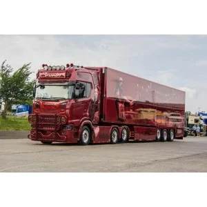 1/50 Sarantos Scania NGS Highline 6x2 con semirimorchio frigo TEKNO 90152 TEKNO