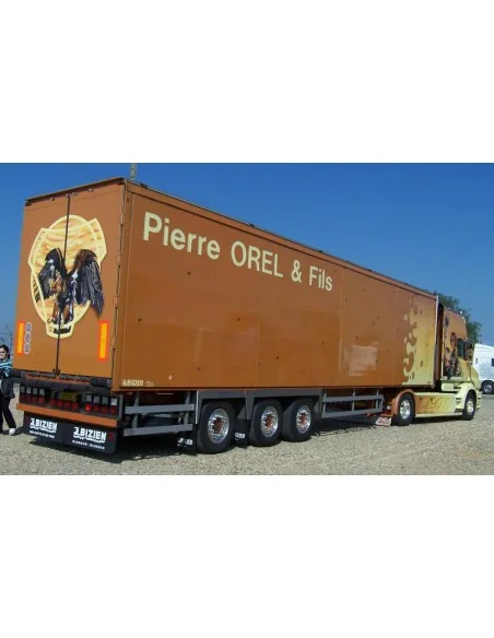 1/50 Pierre Orel Scania Torpedo 164-580 con semirimorchio chiuso TEKNO 90577 TEKNO