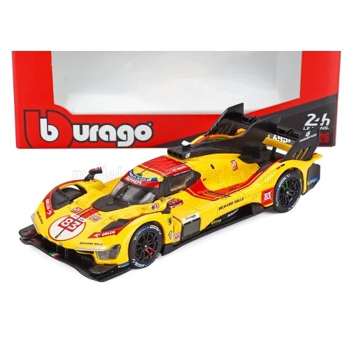 1/43 FERRARI - 499P 3.0L TURBO V6 TEAM AF CORSE N 83 WINNER 24h LE MANS 2025 ROBERT KUBICA - PHIL HANSON - YIFEI YE BU 18-363...