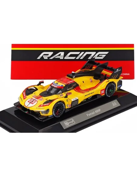 1/43 FERRARI 499P 3.0L TURBO V6 TEAM AF CORSE N 83 WINNER 24h LE MANS 2025 ROBERT KUBICA - PHIL HANSON - YIFEI YE CON VETRINA...