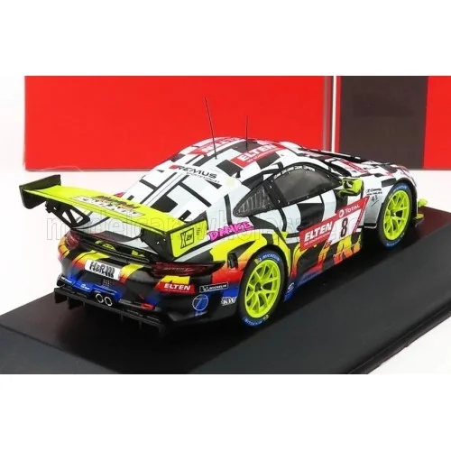 1/43 PORSCHE 911 GT3 R n8 24 HOURS NURNURGRING 2019 SLOOTEN JANS IXO LEGT43011 IXO