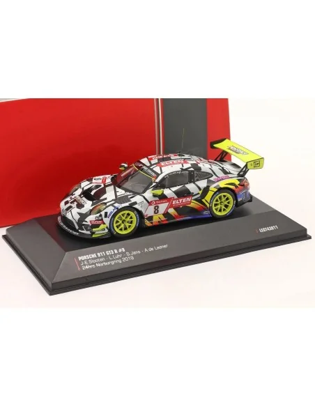 1/43 PORSCHE 911 GT3 R n8 24 HOURS NURNURGRING 2019 SLOOTEN JANS IXO LEGT43011 IXO