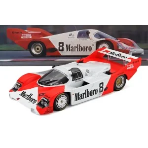 1/18 PORSCHE - 956 2.6L TURBO TEAM JOEST RACING N 8 2nd 1000km SILVERSTONE 1983 BOB WOLLEK - STEFAN JOHANSSON W18036003 WERK83