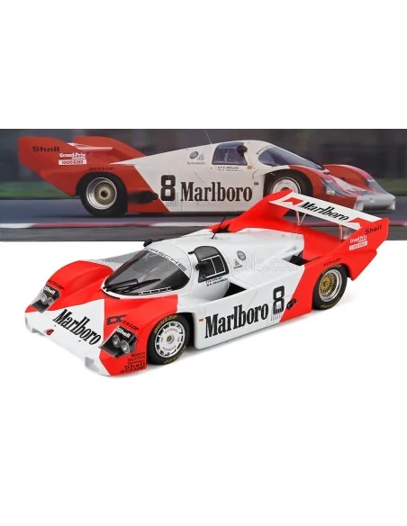 1/18 PORSCHE - 956 2.6L TURBO TEAM JOEST RACING N 8 2nd 1000km SILVERSTONE 1983 BOB WOLLEK - STEFAN JOHANSSON W18036003 WERK83