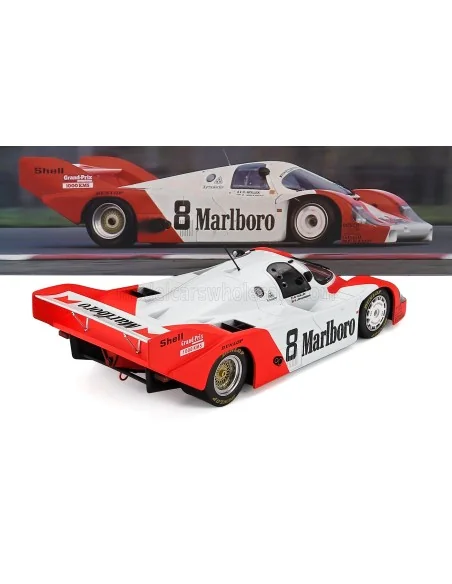 1/18 PORSCHE - 956 2.6L TURBO TEAM JOEST RACING N 8 2nd 1000km SILVERSTONE 1983 BOB WOLLEK - STEFAN JOHANSSON W18036003 WERK83