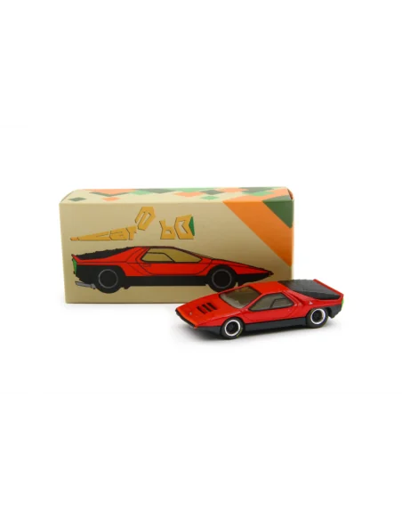 1/64 Alfa Romeo 33 Bertone Carabo 1968 - Rosso LAUDORACING MLCP0019 LAUDORACING