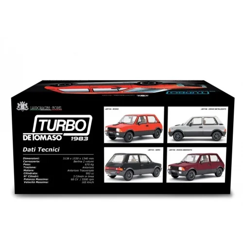1/18 Innocenti De Tomaso Turbo 1983 - Rosso LAUDORACING LM174A LAUDORACING