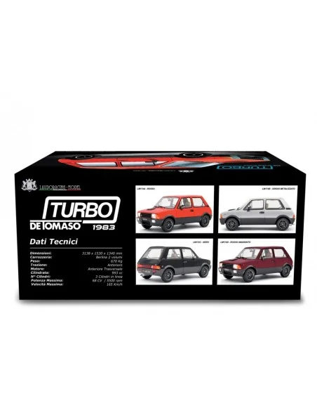 1/18 Innocenti De Tomaso Turbo 1983 - Rosso LAUDORACING LM174A LAUDORACING
