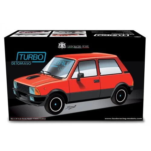 1/18 Innocenti De Tomaso Turbo 1983 - Rosso LAUDORACING LM174A LAUDORACING