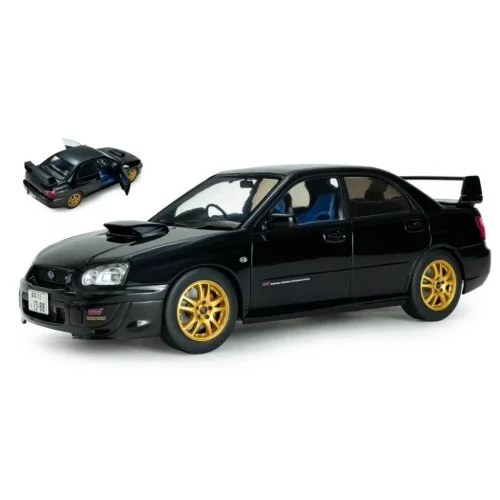 1/18 SUBARU IMPREZA WRX STI JAVA BLACK PEARL 2004 S1812305 SOLIDO