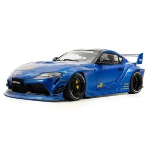 1/18 TOYOTA GR SUPRA LIBERTYWALK BODY KIT BLUE METALLIC 2025 S1815503 SOLIDO