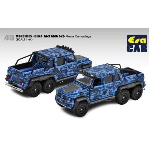 1/64 Mercedes-Benz G63 AMG 6X6 Flame Camouflage, marine blue EraMB226X64501 ERA CAR