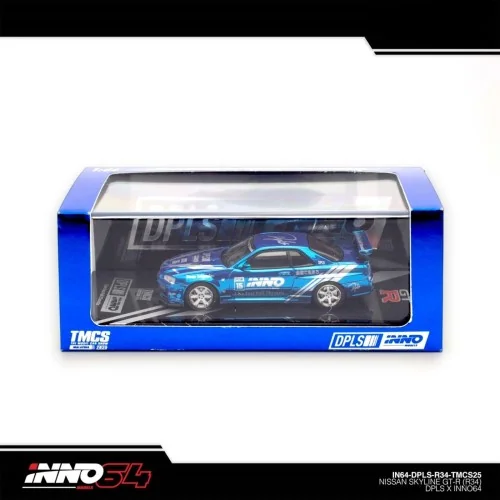 1/64 Nissan Skyline GT-R (R34), TMCS 2025 IN64-DPLS-R34-TMCS25 INNO MODELS