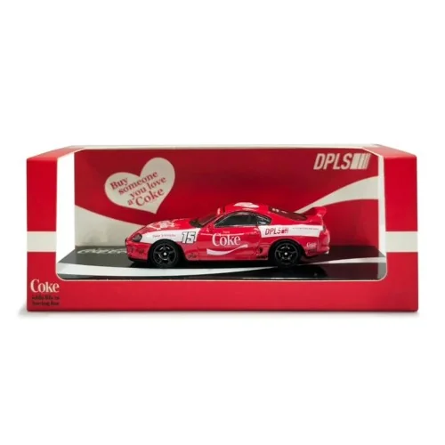 1/64 Toyota Supra A80 Coca Cola Limited Box Set IN64-DPLS-A80-HKTS25 INNO MODELS