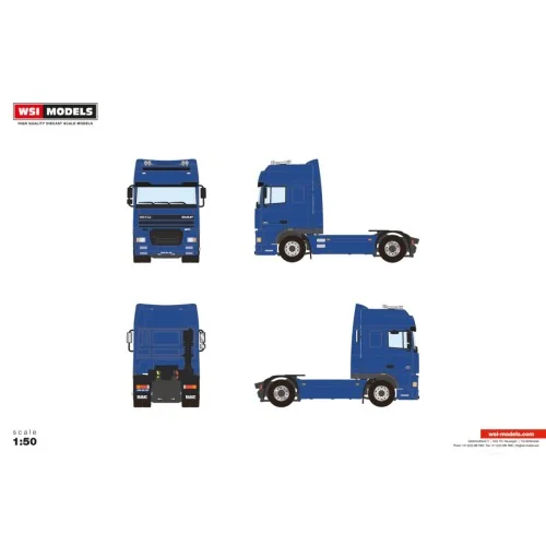 1/50 DAF 95XF SUPER SPACE CAB 4X2 WSI 04-2275 WSI MODELS
