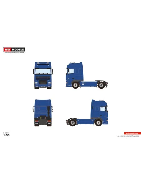 1/50 DAF 95XF SUPER SPACE CAB 4X2 WSI 04-2275 WSI MODELS