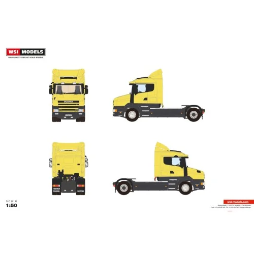 1/50 SCANIA 4 SERIES TORPEDO LOWROOF 4X2 WSI 04-2276 WSI MODELS