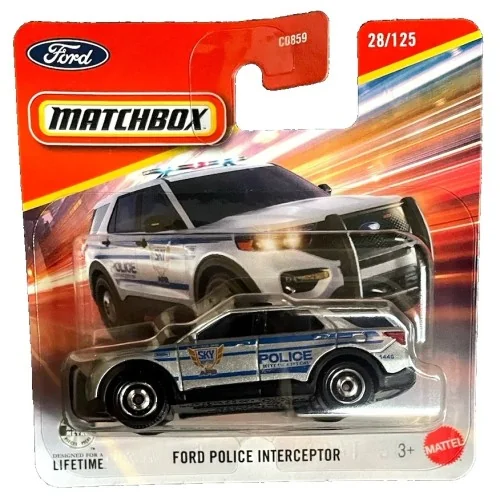 1/64 Ford Police Interceptor MATCHBOX JHP46 MATCHBOX