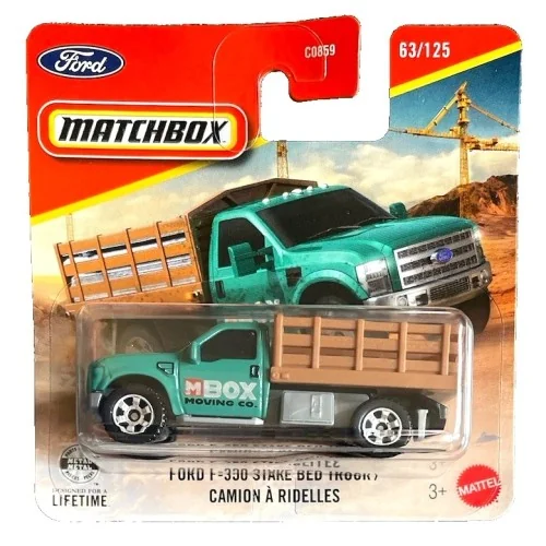 1/64 Ford F350 Stake Bed Truck MATCHBOX JHN97 MATCHBOX
