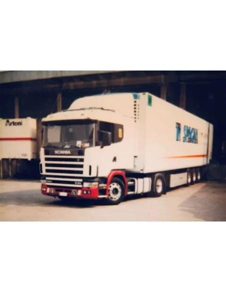 1/50 Tirspagna SCANIA 4 SERIES FLAT ROOF 4X2 REEFER TRAILER - 3 AXLE WSI 01-5314 WSI MODELS