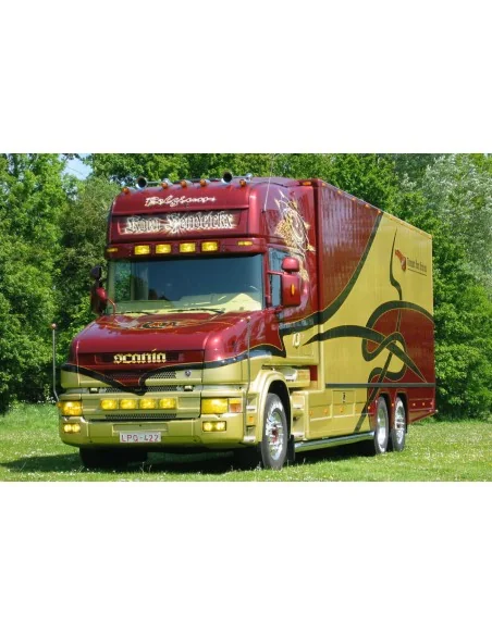 1/50 Koen Hendrickx SCANIA 4 SERIES TORPEDO TOPLINE RIGED BOX TRUCK 6X2 TAG AXLE WSI 01-5389 WSI MODELS