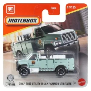 1/64 gmc 3500 utility truck MATCHBOX JHN87 MATCHBOX