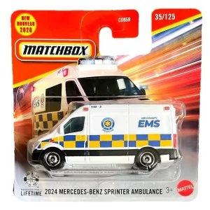 1/64 2024 Mercedes Benz Sprinter Ambulanza MATCHBOX JHN67 MATCHBOX