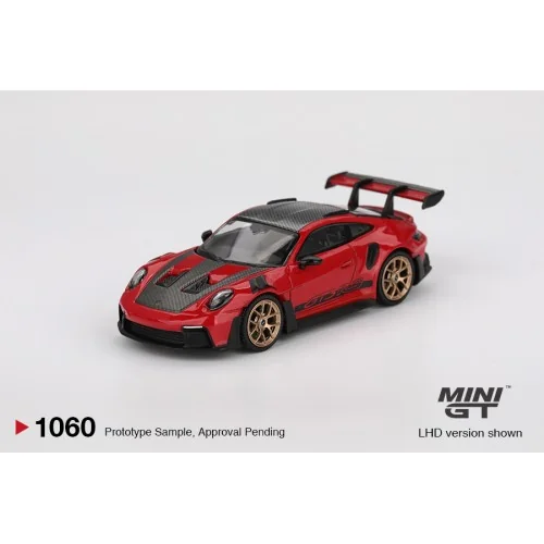 1/64 Porsche 911 (992) GT3 RS Weissach Package Guards Red MGT01060-L MINI GT