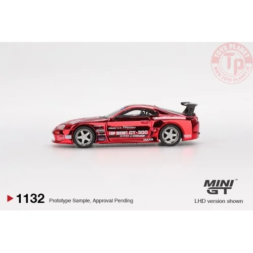 1:64 TOYOTA SUPRA (A80) TOP SECRET GT-300 RED CHROME 2014 MGT01132-L MINI GT
