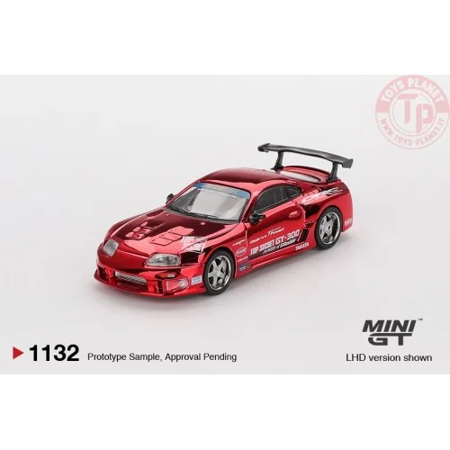 1:64 TOYOTA SUPRA (A80) TOP SECRET GT-300 RED CHROME 2014 MGT01132-L MINI GT