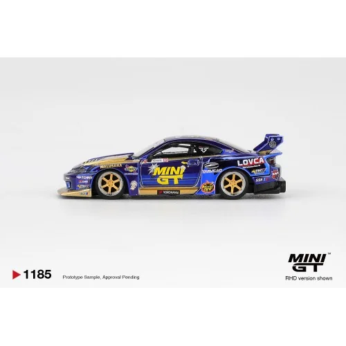 1/64 NISSAN SILVIA S15 LB-SUPER SILHOUETTE n555 TEAM MINI GT LIBERTY WALK FORMULA DRIFT 2025 MGT01185-R MINI GT
