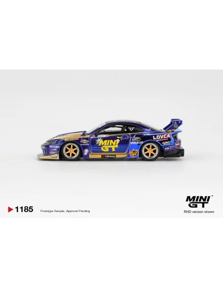 1/64 NISSAN SILVIA S15 LB-SUPER SILHOUETTE n555 TEAM MINI GT LIBERTY WALK FORMULA DRIFT 2025 MGT01185-R MINI GT
