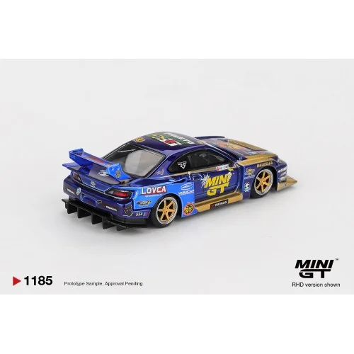 1/64 NISSAN SILVIA S15 LB-SUPER SILHOUETTE n555 TEAM MINI GT LIBERTY WALK FORMULA DRIFT 2025 MGT01185-R MINI GT
