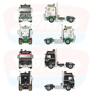 1/50 Maguires Set 2 Volvo F16 Globetrotter 4x2 TEKNO 91088 TEKNO