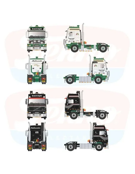 1/50 Maguires Set 2 Volvo F16 Globetrotter 4x2 TEKNO 91088 TEKNO