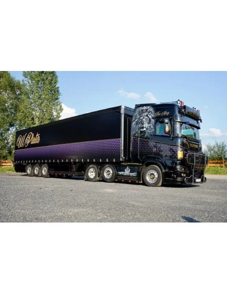 1/50 Pluta Scania NGS Highline 6x2 con semirimorchio centinato TEKNO 90874 TEKNO