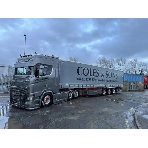 1/50 Coles & Sons Scania Next Gen S-Highline con semirimorchio centinato TEKNO 86945 TEKNO