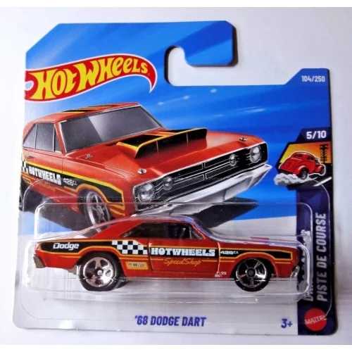 1/64 '68 Dodge Dart HOT WHEELS JJJ63 HOT WHEELS