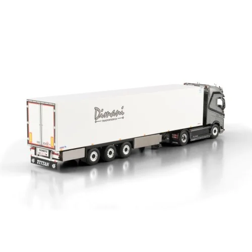 1/50 Bouillon VOLVO FH5 GLOBETROTTER XL 4X2 REEFER TRAILER - 3 AXLE WSI 01-5238 WSI MODELS