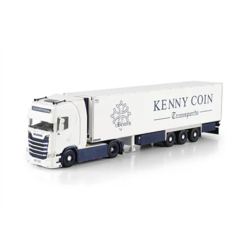 1/50 Kenny Coin SCANIA S HIGHLINE CS20H 4X2 REEFER TRAILER - 3 AXLE WSI 01-5146 WSI MODELS
