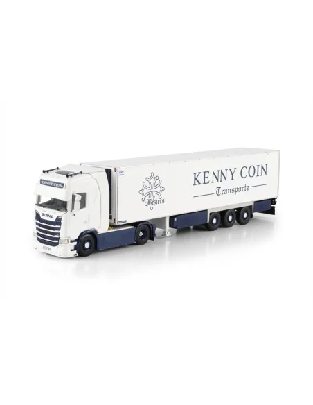 1/50 Kenny Coin SCANIA S HIGHLINE CS20H 4X2 REEFER TRAILER - 3 AXLE WSI 01-5146 WSI MODELS