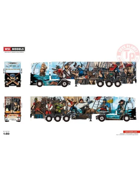 DAF XG+ 4X2 REEFER TRAILER - 3 AXLE Heide Logistik WSI 01-4840 WSI MODELS