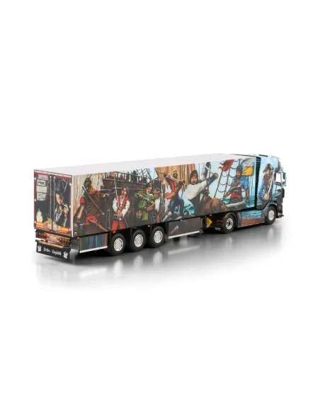 DAF XG+ 4X2 REEFER TRAILER - 3 AXLE Heide Logistik WSI 01-4840 WSI MODELS