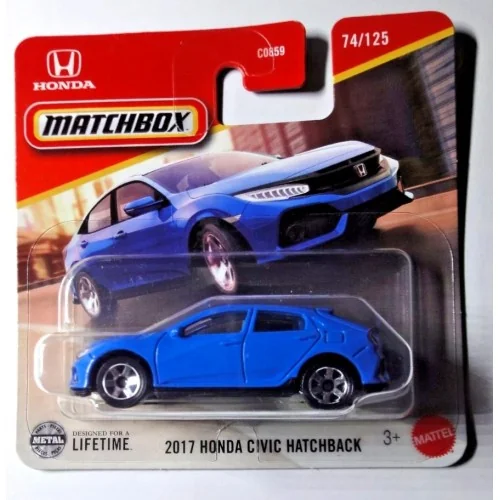 1/64 2024 Honda Civic Hatchback MATCHBOX JBR51 MATCHBOX