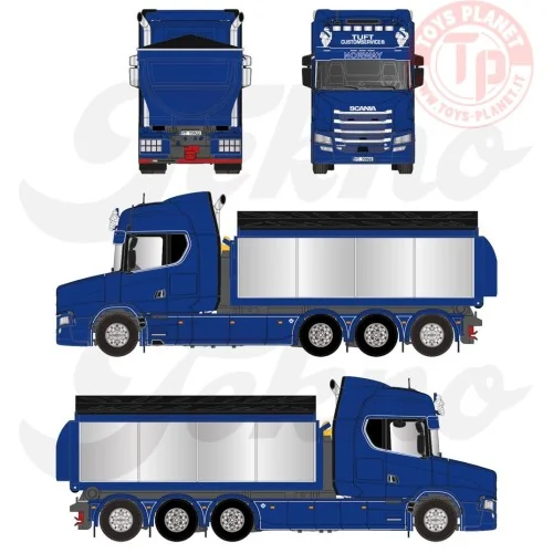 Scania Highline 8x4 motorwagen met haakarmsysteem Tuft Customservice AS TEKNO 89350 TEKNO