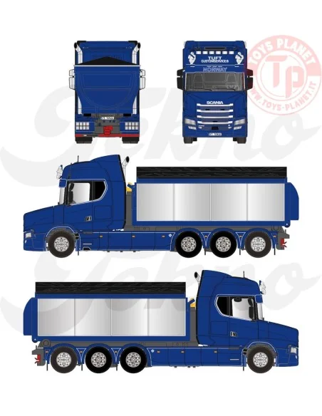 Scania Highline 8x4 motorwagen met haakarmsysteem Tuft Customservice AS TEKNO 89350 TEKNO Scania Highline 8x4 motorwagen met haakarmsysteem Tuft Customservice AS TEKNO 89350 TEKNO