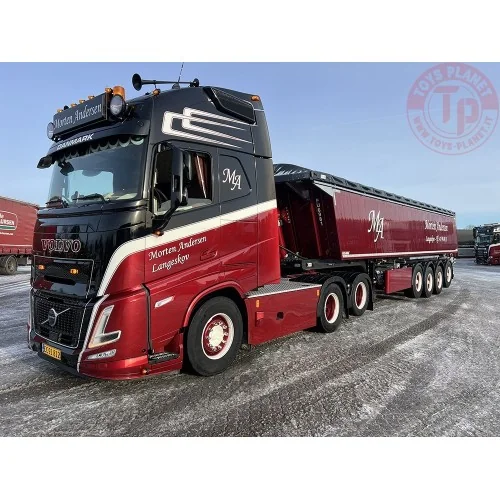 Volvo Aero Globetrotter XL met 4-assige kipper Morten Andersen TEKNO 88847 TEKNO